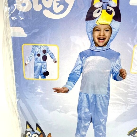 Disguise Toddler Disney Bluey Halloween Costume Jumpsuit Szs 2T/ 3-4T/ 4-6X - Picture 3 of 10